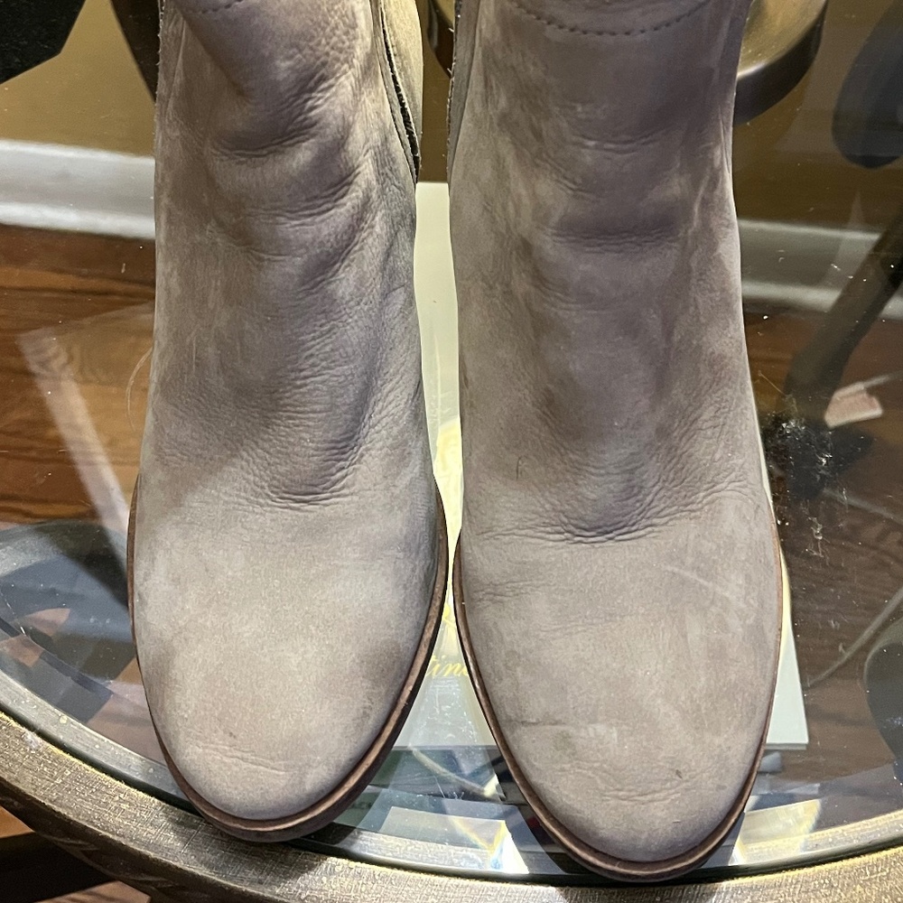 Lucky Brand Gray Suede Bootie - 7.5M